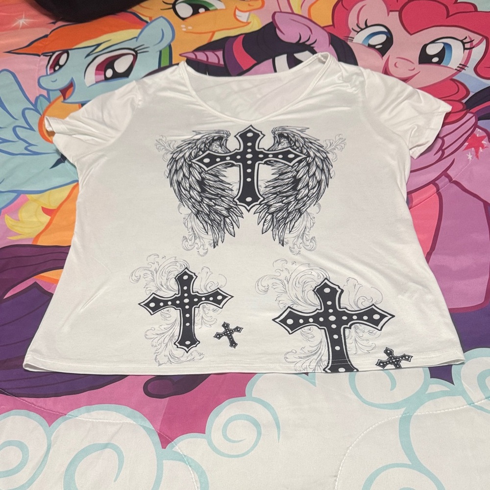 White Cross T-Shirt